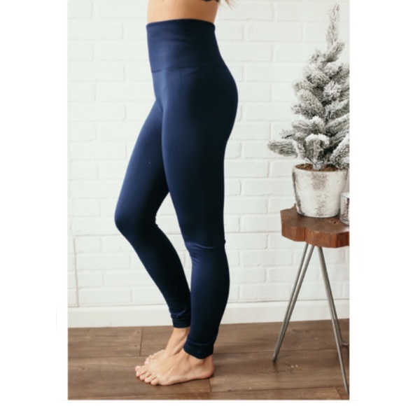 High waisted fleece leggings - Picture 3 of 4